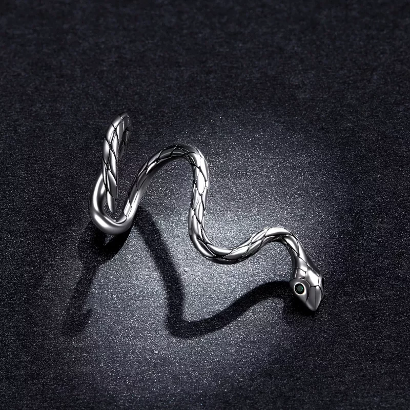 (imagen para) Estilo Pandora Ear clip de Serpiente Mística - BSE510 - Ver 5
