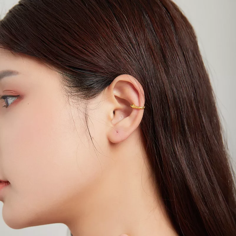 (imagen para) Pandora Style Pendiente de oreja con luz de serpiente - SCE1097 - Ver 4