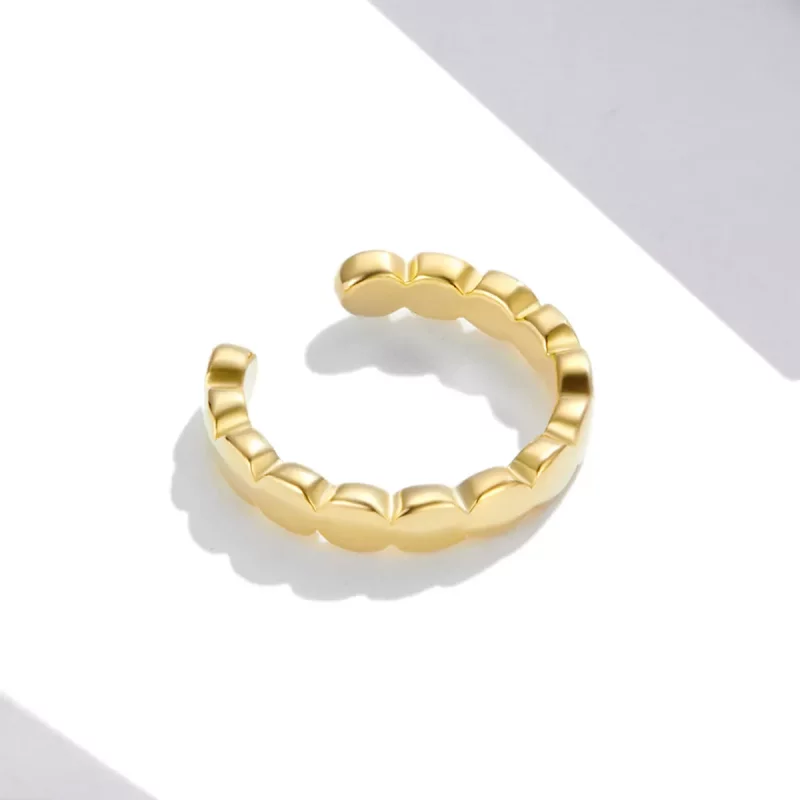 (imagen para) Pendiente de clip estilo Pandora simple - SCE1251 - Ver 3