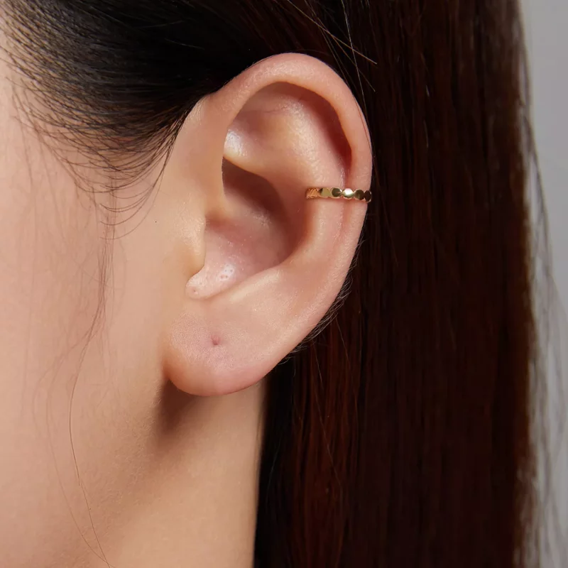 (imagen para) Pendiente de clip estilo Pandora simple - SCE1251 - Ver 5