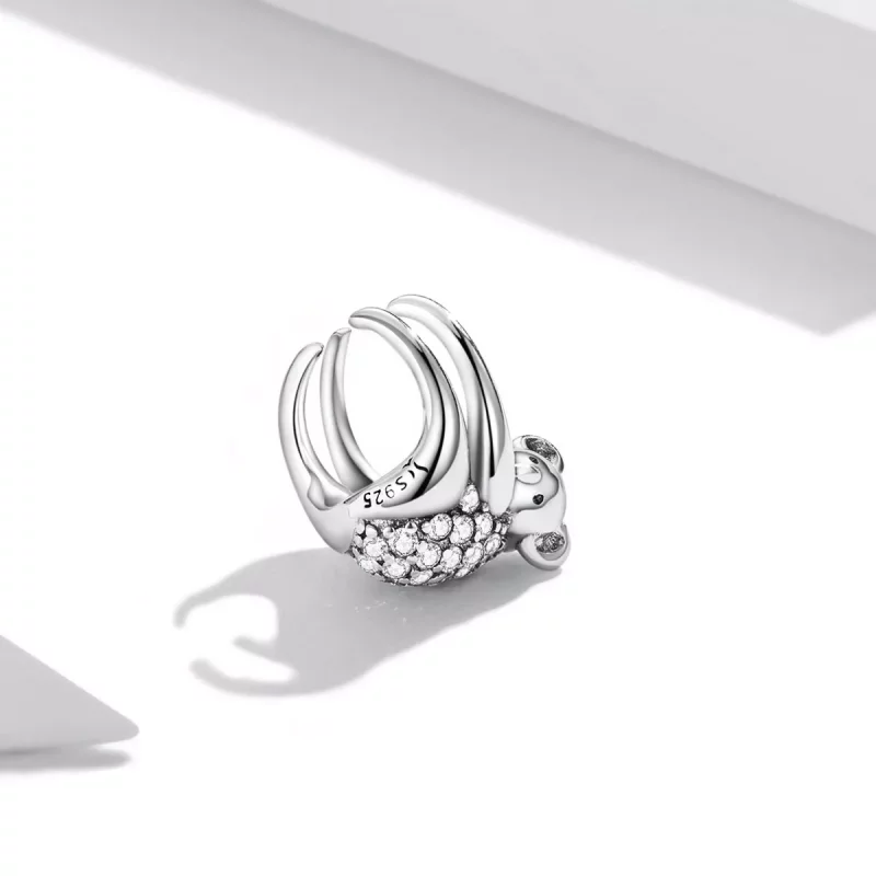 (imagen para) Pendiente de Oreja con Diseño de Koala al Estilo Pandora - SCE1338 - Ver 2