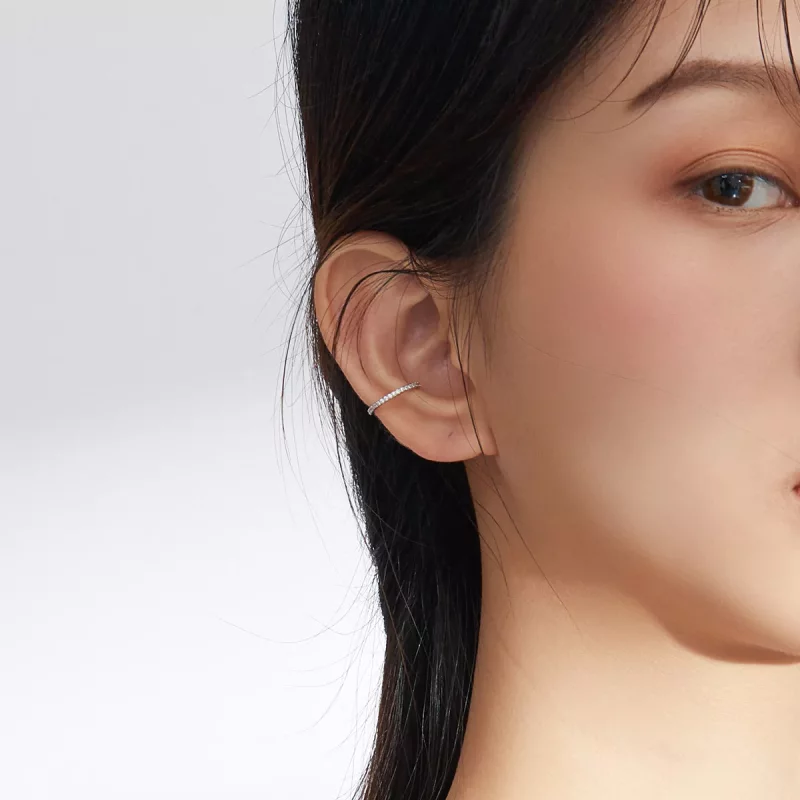 (imagen para) Aros de plata estilo Pandora simples - SCE842 - Ver 7