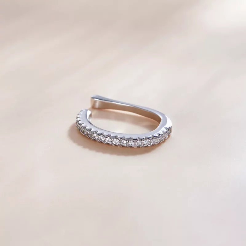 (imagen para) Pendiente de oreja plateado estilo Pandora - SCE1022 - Ver 2