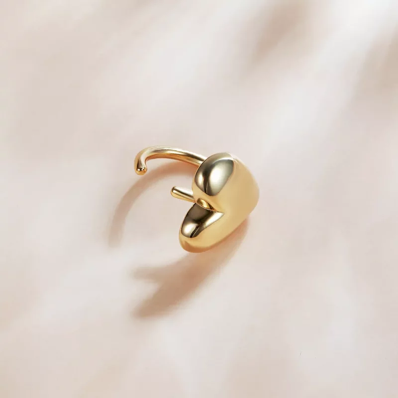 (imagen para) Pendientes Pandora Estilo Misterioso Amor De España Chapado En Oro De 18 Quilate - Ver 4