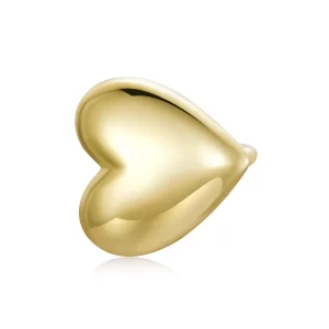 (imagen para) Pendientes Pandora Estilo Misterioso Amor De España Chapado En Oro De 18 Quilates - SCE1153