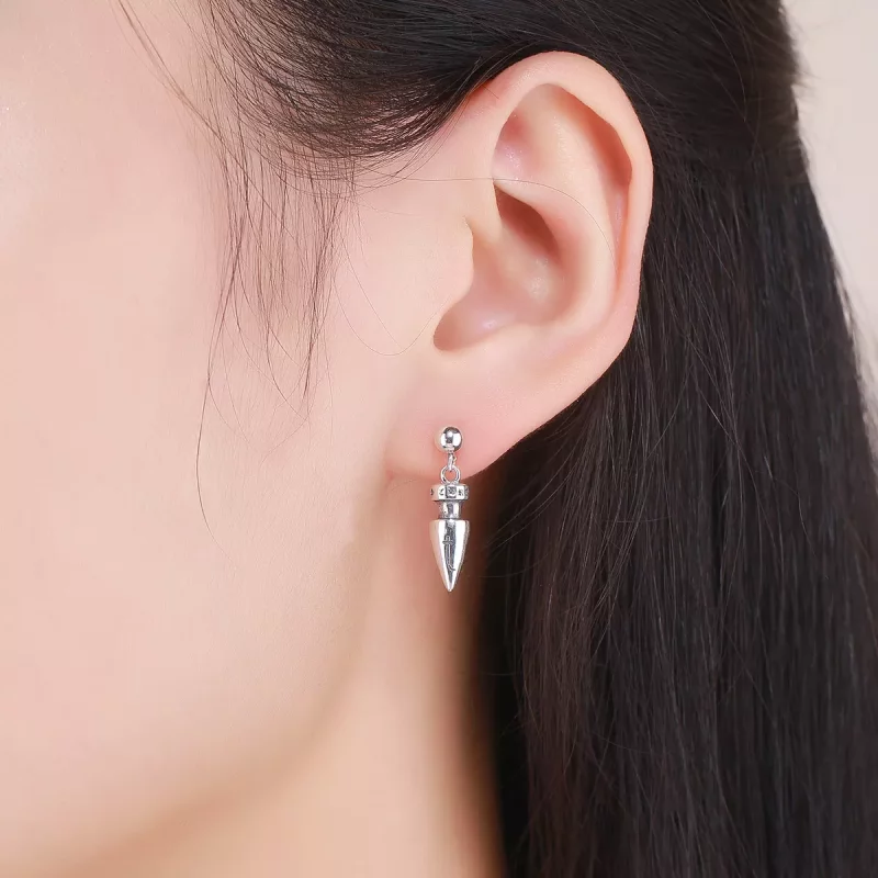 (imagen para) Estilo Pandora Aretes Colgantes de Token Sagrado - VSE131 - Ver 6