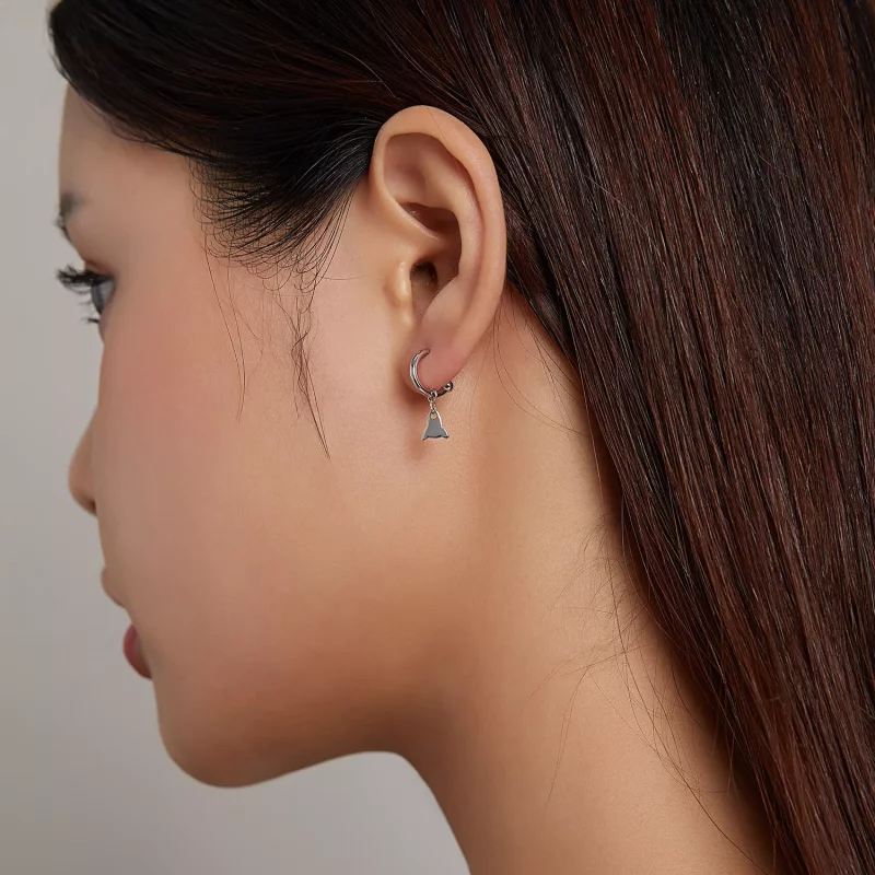 (imagen para) Pendientes colgantes de estilo Pandora con sabor - SCE1188-A - Ver 6