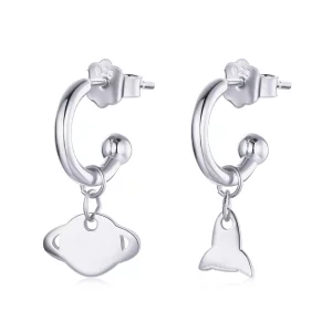 (imagen para) Pendientes colgantes de estilo Pandora con sabor - SCE1188-A