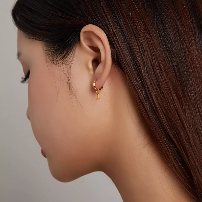 (imagen para) Pendientes colgantes de estilo Pandora - SCE1188-B - Ver 5