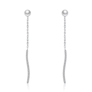 (imagen para) Pendientes colgantes estilo Pandora Love At First Sight - VSE126