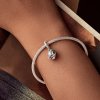 Colgante de dados con trébol de cuatro hojas estilo PANDORA - SCC2839