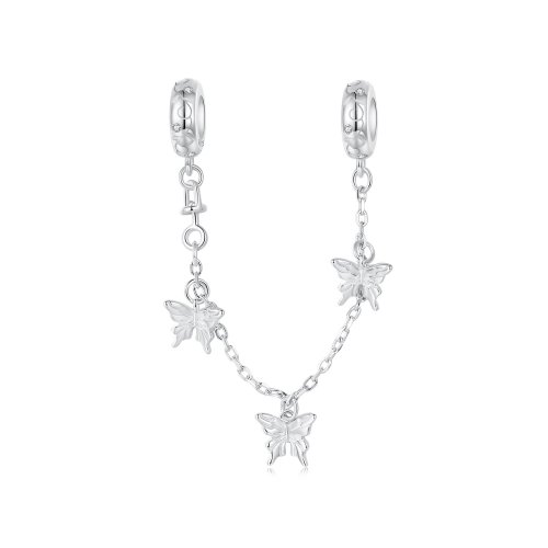 Cadena de seguridad con forma de mariposa estilo PANDORA - SCC2829