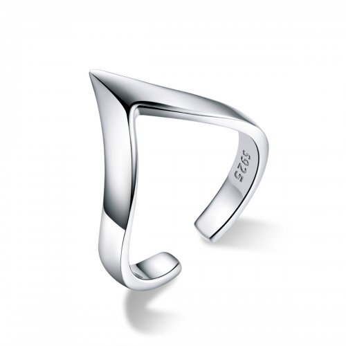 Anillo de plata estilo Pandora con forma de espiga de plata - SCR470
