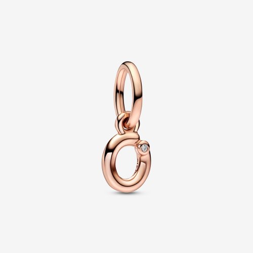 PANDORA Colgante con letra O en forma de guión del alfabeto - 782468C01