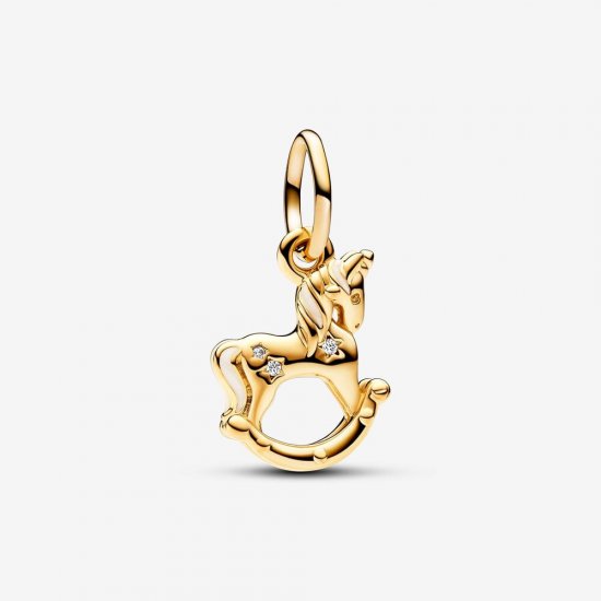 Charm Colgante Pandora Balancín Unicornio - 762978C01 - Haga click en la imagen para cerrar