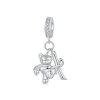 Colgante de oso de graduación estilo PANDORA - SCC2837
