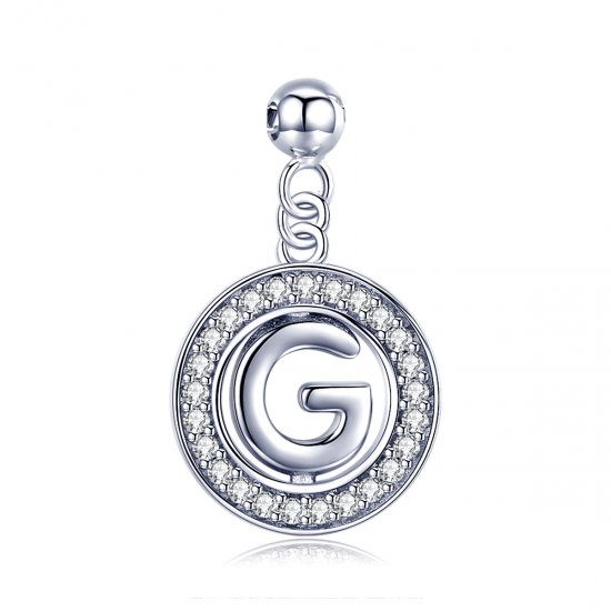 Colgante Pandora Style Me Wish con letra G - BSP001-G - Haga click en la imagen para cerrar