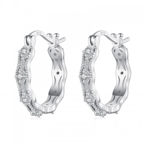 Pendientes de encaje estilo PANDORA - BSE1101