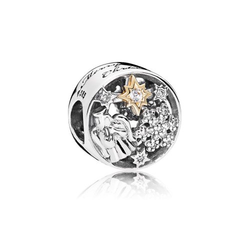Charm en plata de ley y oro Maravillas Celestiales - PANDORA Charm en plata de ley y oro Maravillas Celestiales - PANDORA