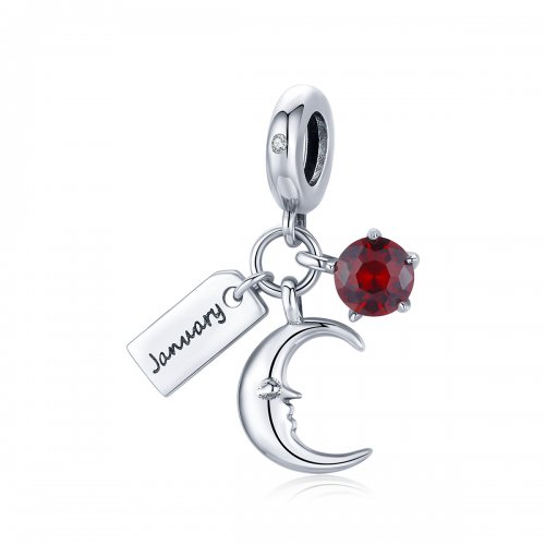 Pandora Estilo Colgante Piedra de Nacimiento de Enero - SCC1719