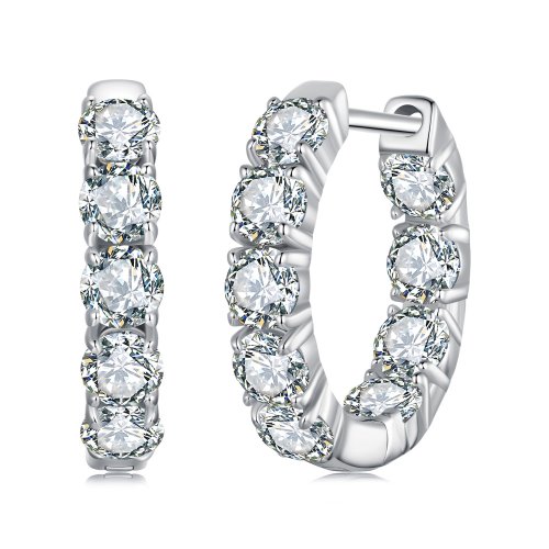 Pendientes brillantes estilo PANDORA (un certificado) - MSE069