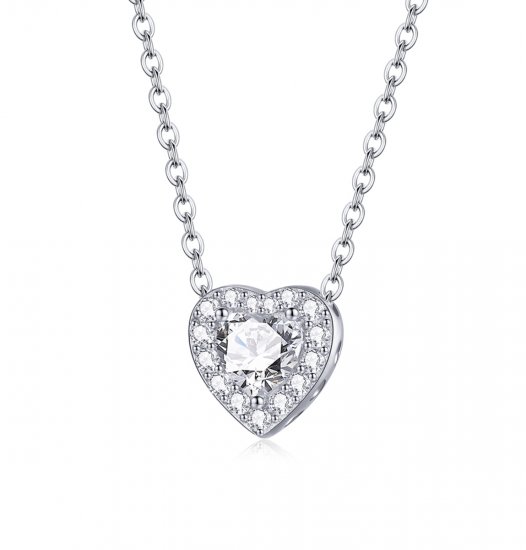Collar de Estilo Pandora Bright Love - SCN455 - Haga click en la imagen para cerrar