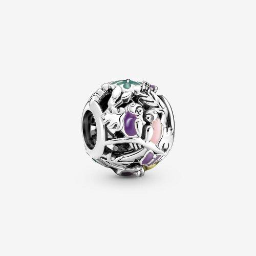 Charm de criaturas de la jungla y hojas de Pandora - 791620C01