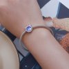 Charm de Estilo Pandora con cabeza de gato y escamas de pez - BSC703