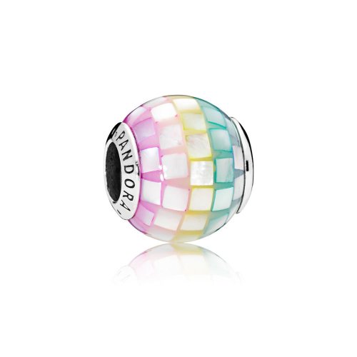 Charm en plata de ley Mosaico Multicolor - PANDORA