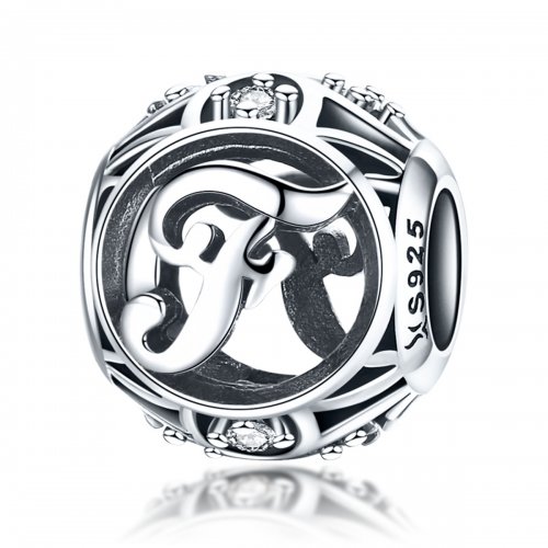 Charm de letra F estilo Pandora - SCC738-F