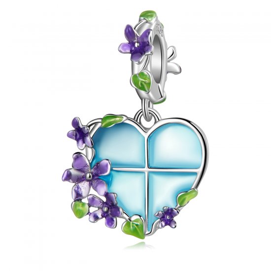 Pandora Estilo Flor Ventana Colgante - SCC2323 - Haga click en la imagen para cerrar