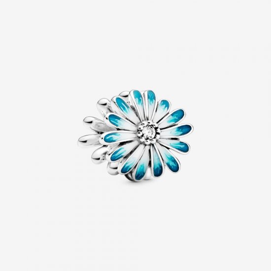 Charm de flores azules de margarita PANDORA - 798775C01 - Haga click en la imagen para cerrar