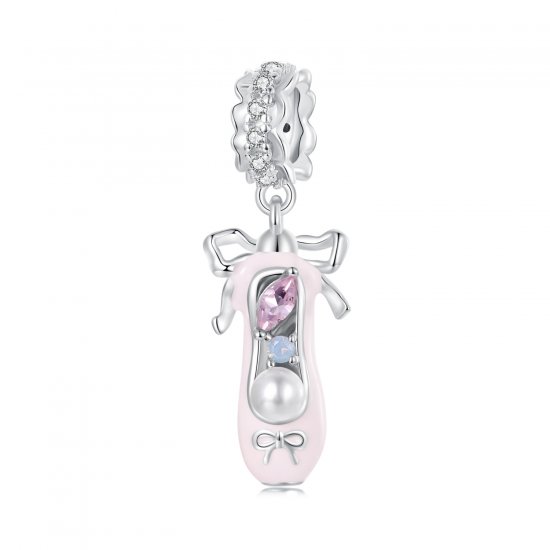 Colgante de zapatilla de ballet estilo PANDORA - SCC2761 - Haga click en la imagen para cerrar