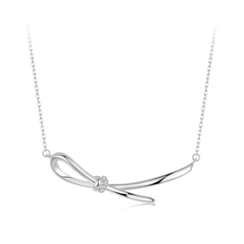 Collar con nudo estilo PANDORA - BSN392