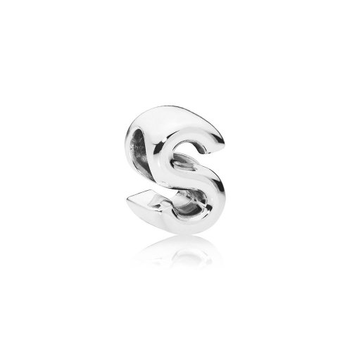 Charm en plata de ley Letra S - PANDORA