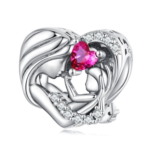 Charm estilo Pandora de madre e hijo - BSC685