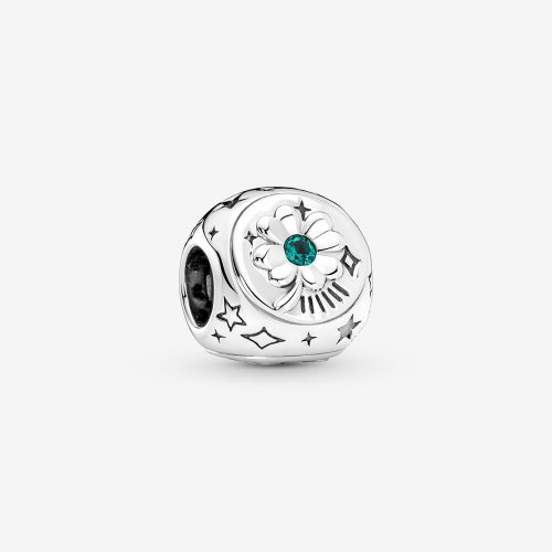 PANDORA Trébol, herradura y mariquita Amuleto de tres lados - 790100C01