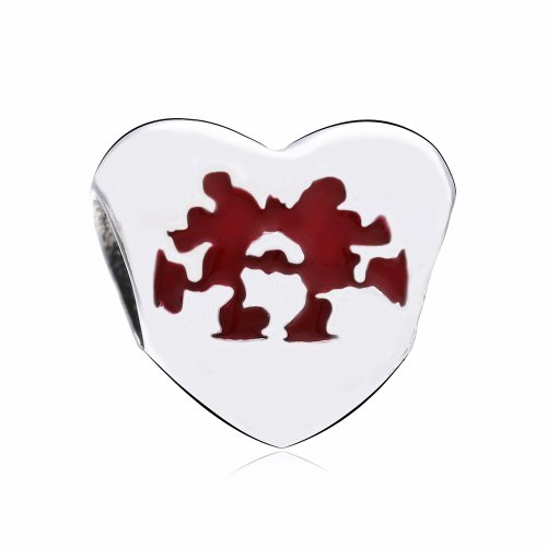 Charm en plata de ley Disny, Bailando Mickey y Minnie PANDORA