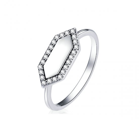 Anillo brillante de estilo Pandora - SCR701 - Haga click en la imagen para cerrar