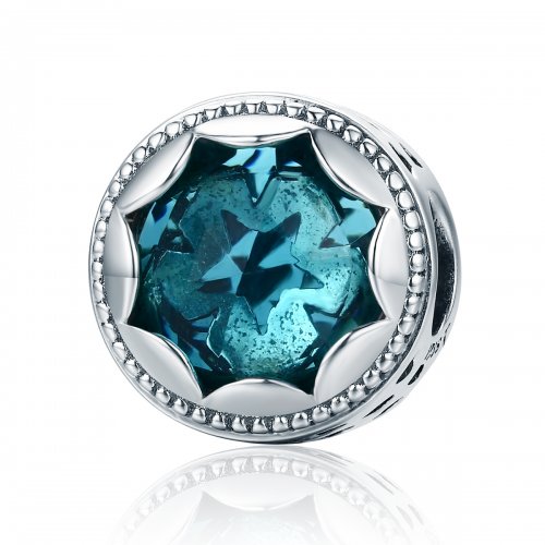 Charm estilo Pandora de plata con diseño de cielo estrellado - SCC692
