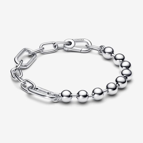 Pulsera de Eslabones Link y Cuentas Metálicas Pandora ME - 592793C00