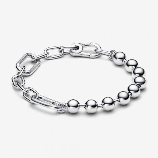 Pulsera de Eslabones Link y Cuentas Metálicas Pandora ME - 592793C00 - Haga click en la imagen para cerrar