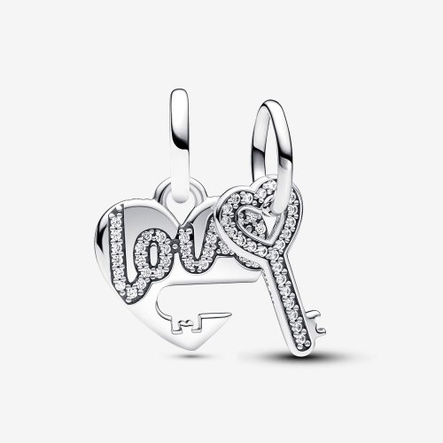 Charm Colgante Pandora Divisible Corazón y Llave - 793081C01