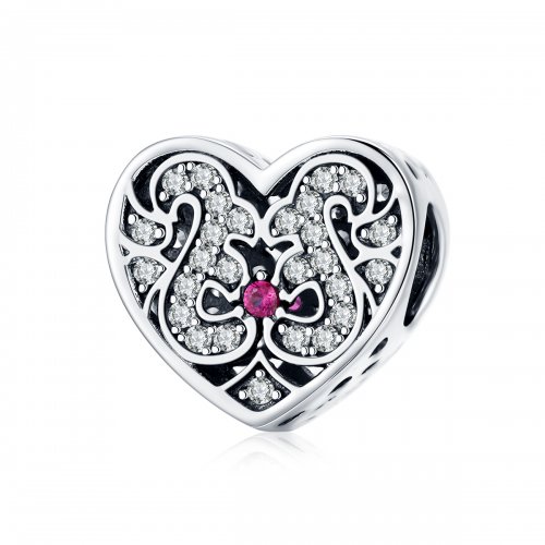 Charm de Plata Estilo Pandora Siempre en Mi Corazón - SCC1415