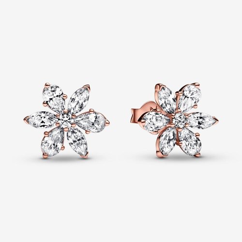 Pendientes de botón de PANDORA Sparkling Herbarium Cluster - 282407C01