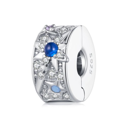 Clip estilo Pandora Starry Day and Night - SCC2555