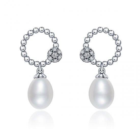 Estos aretes estilo Pandora de temperamento cálido - VSE095 - Haga click en la imagen para cerrar