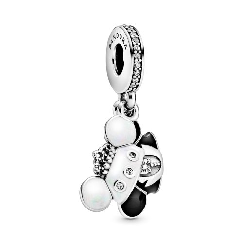 PANDORA Disney Mickey y Minnie boda colgante de plata esterlina - 798804C01