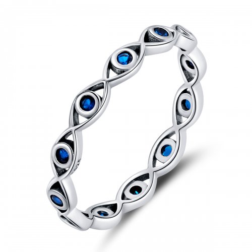Anillo de ojo de diablo estilo PANDORA - BSR212
