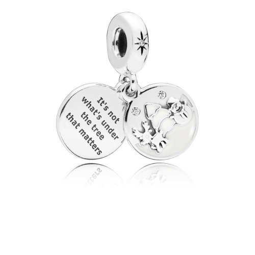 Charm Colgante PANDORA en plata de ley Navidades Perfectas - 797562EN12
